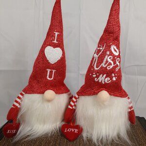 Valentines Plush Gnomes Decorations